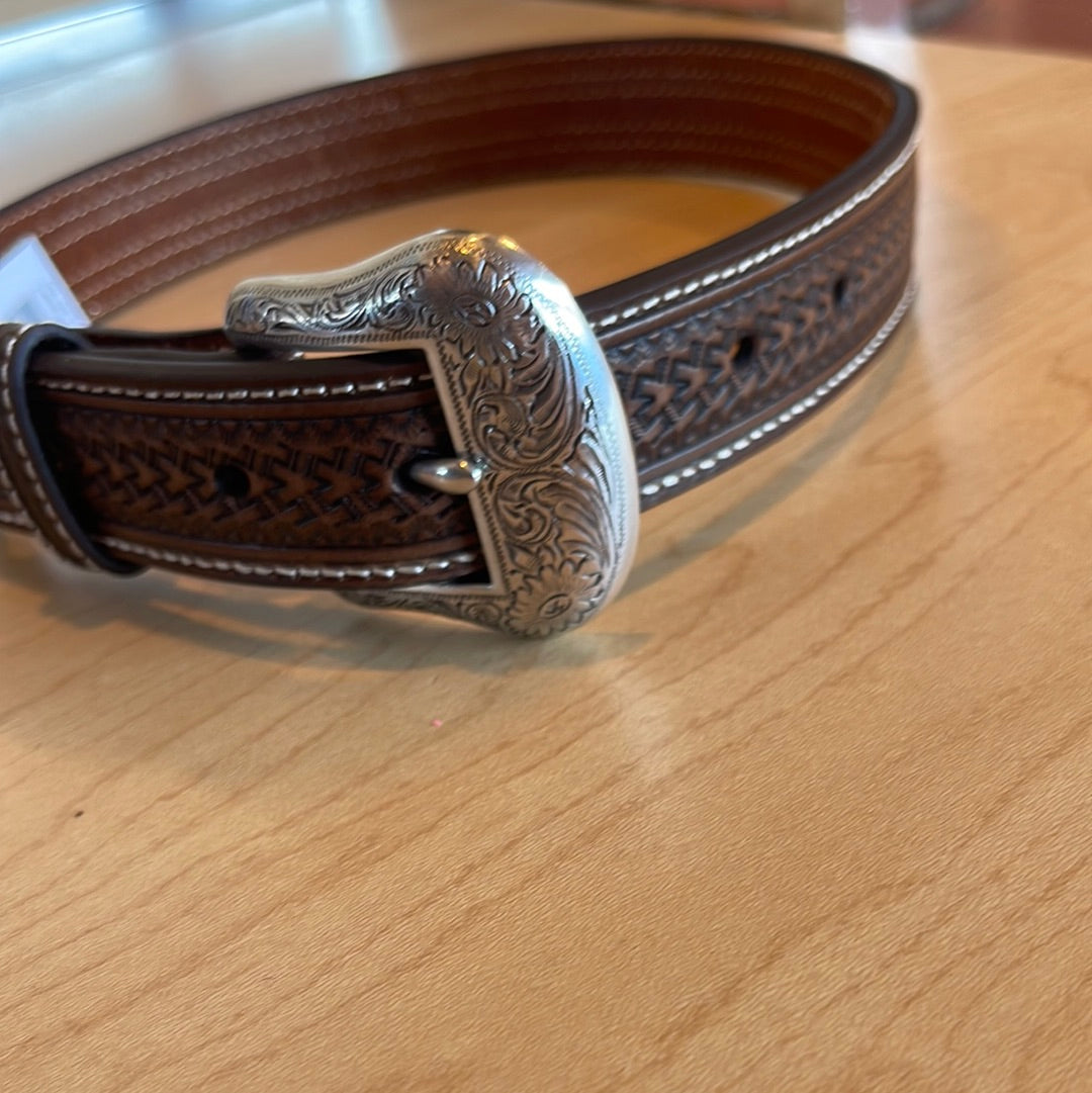 Nocona Boy's Brown Diamond Belt