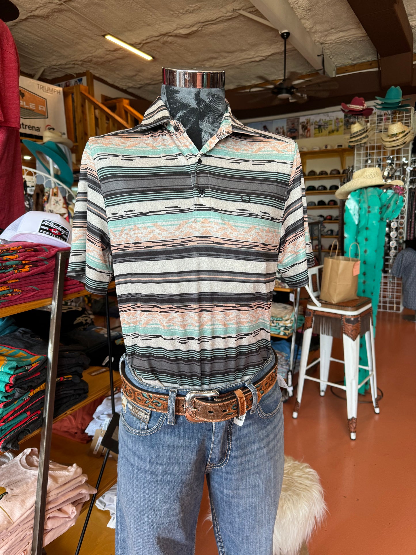 Cinch Men's Multicolor Polo