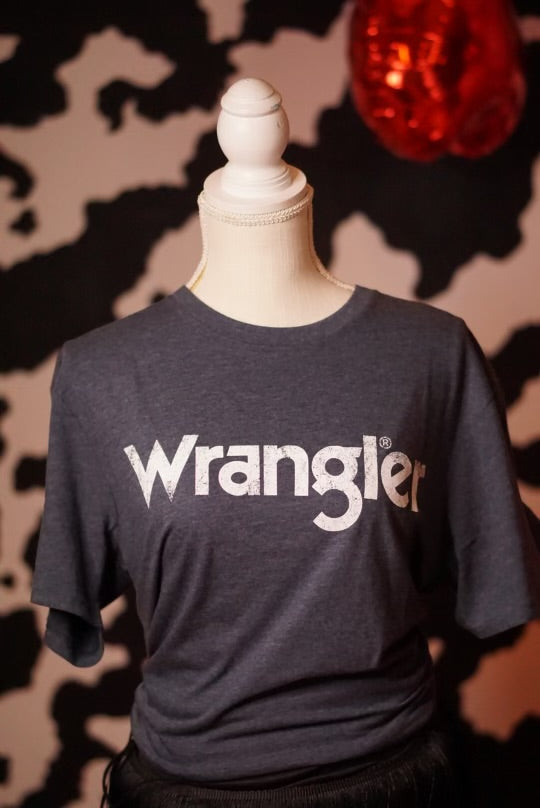 Men's Wrangler Distressed Logo Tee