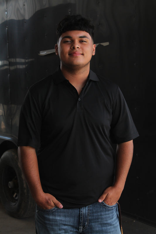 Ariat Black Polo- Tek SS