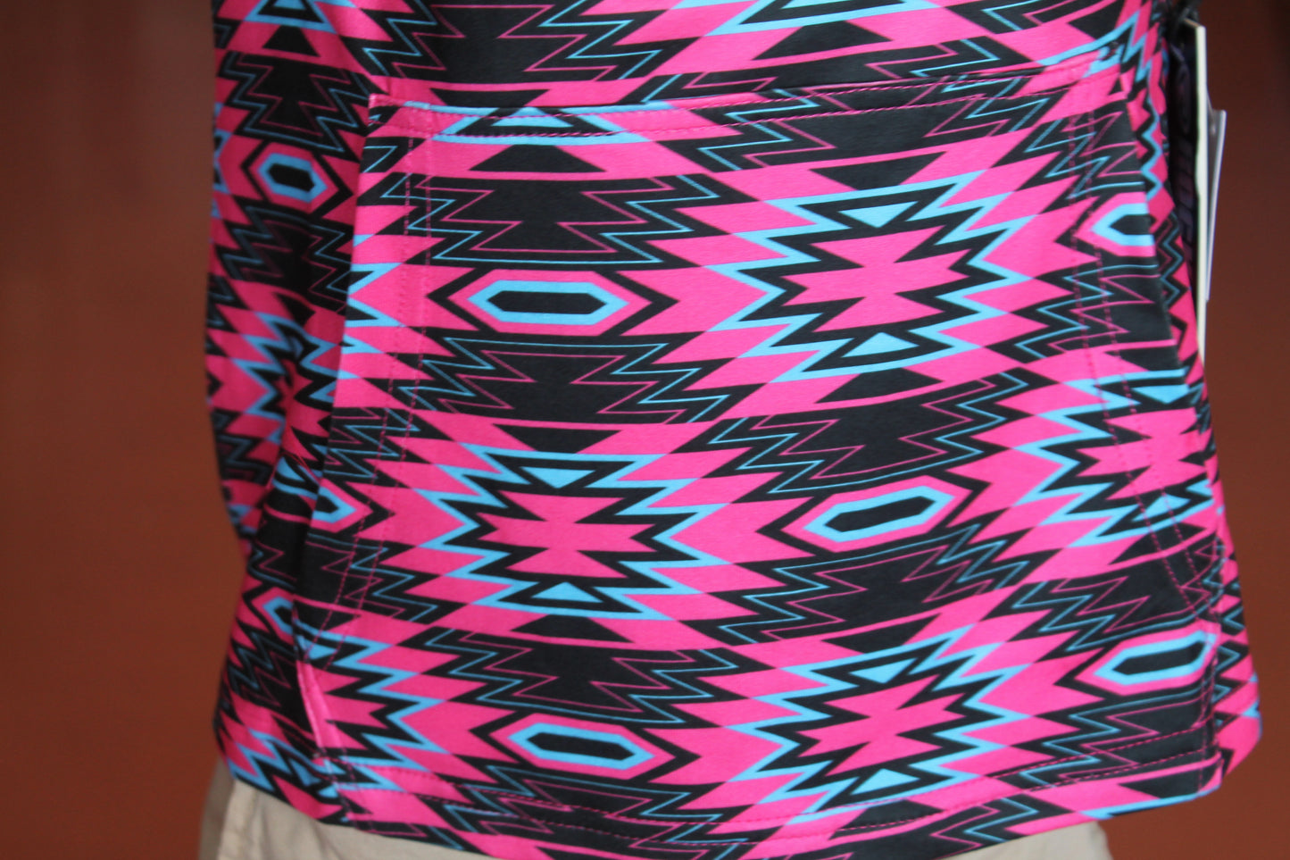 R&R Youth Boy's Pink Aztec Hoodie