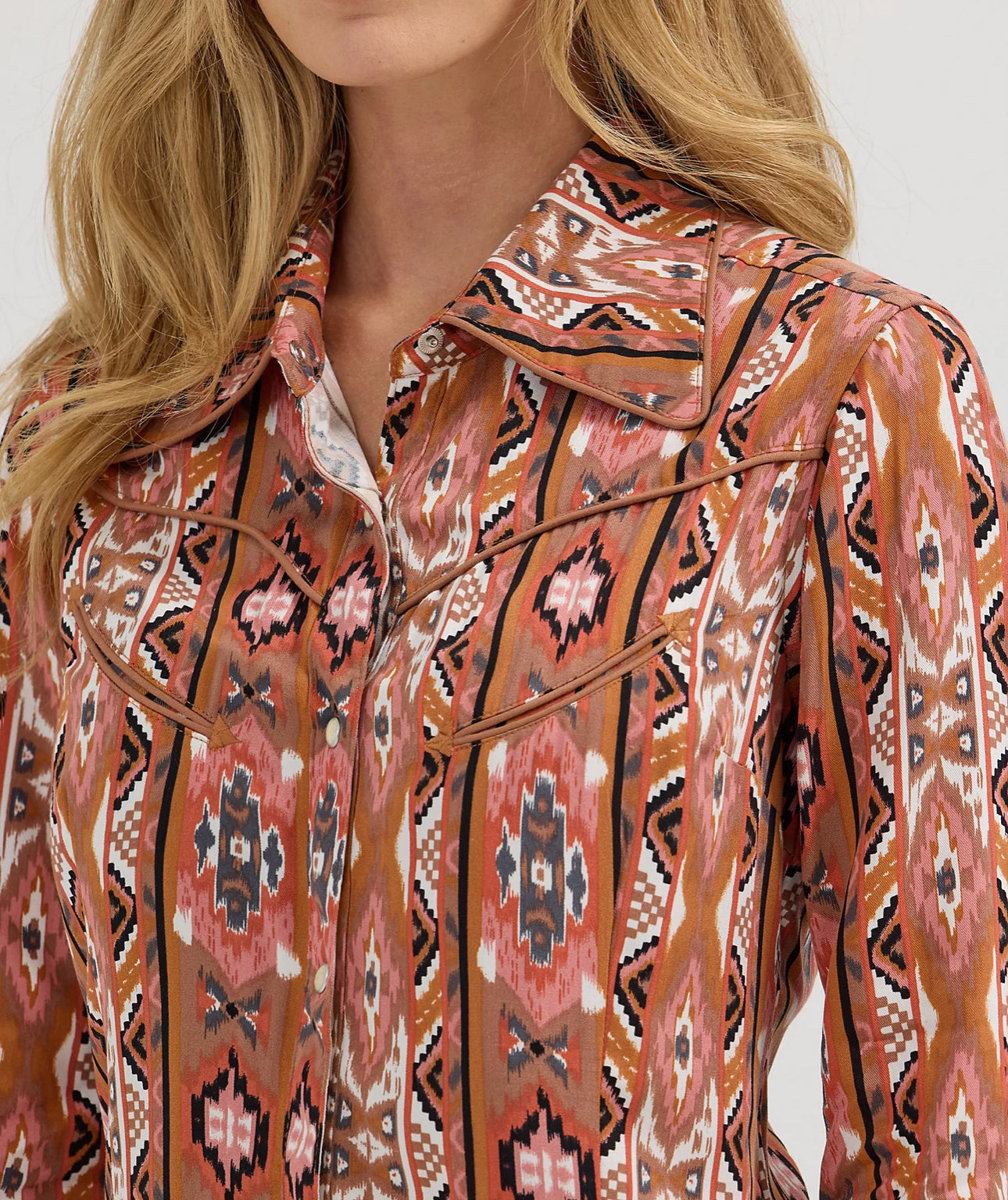 Lainey Wilson X Wrangler Chestnut Checotah Shirt