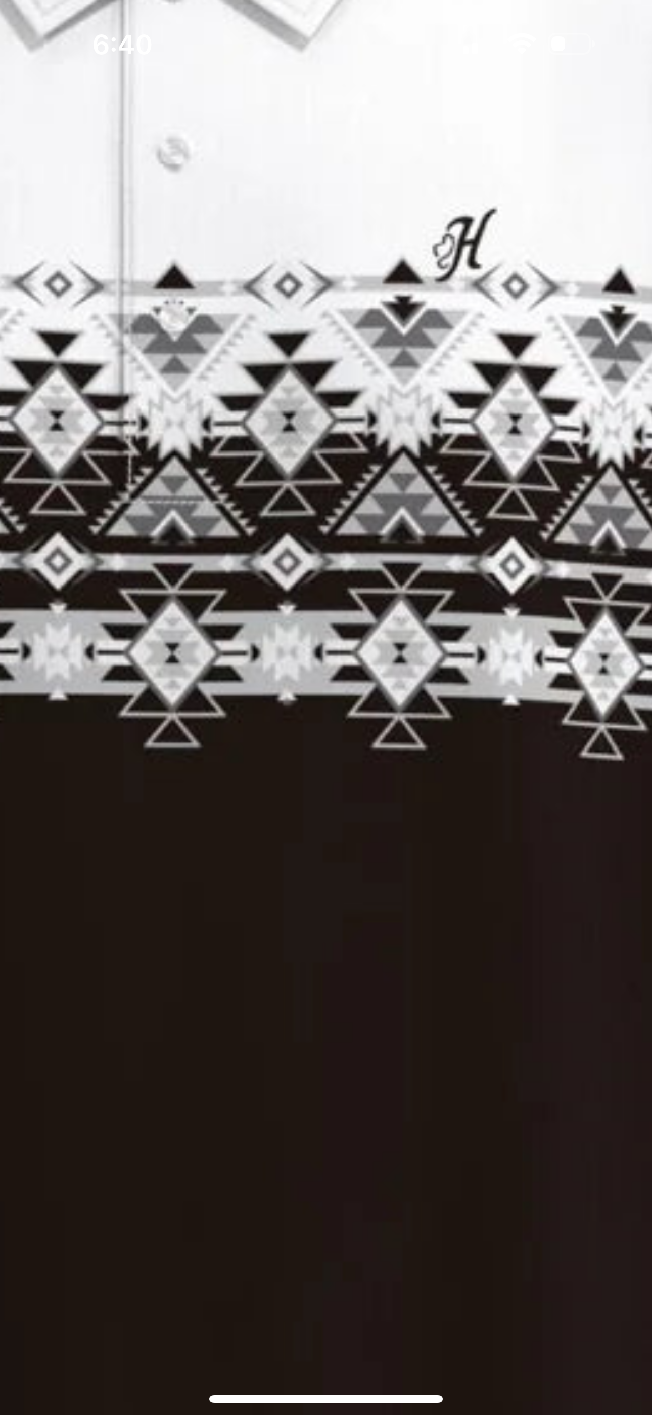 "THE WEEKENDER" AZTEC/BLACK POLO