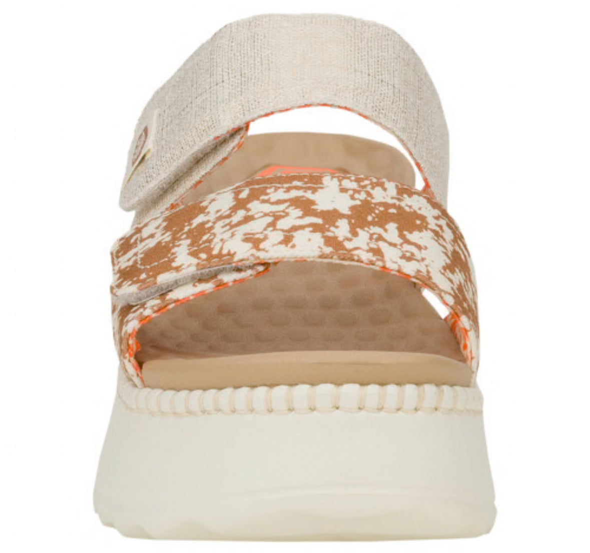 Delray Slide Animal Shimmer Tan/Multi