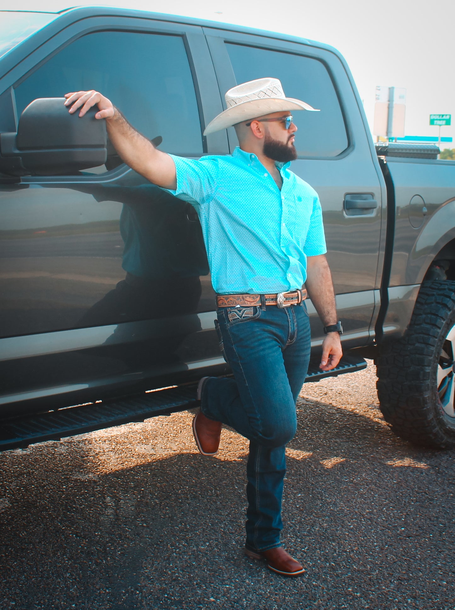 Men’s Ariat Westin Light Blue SS