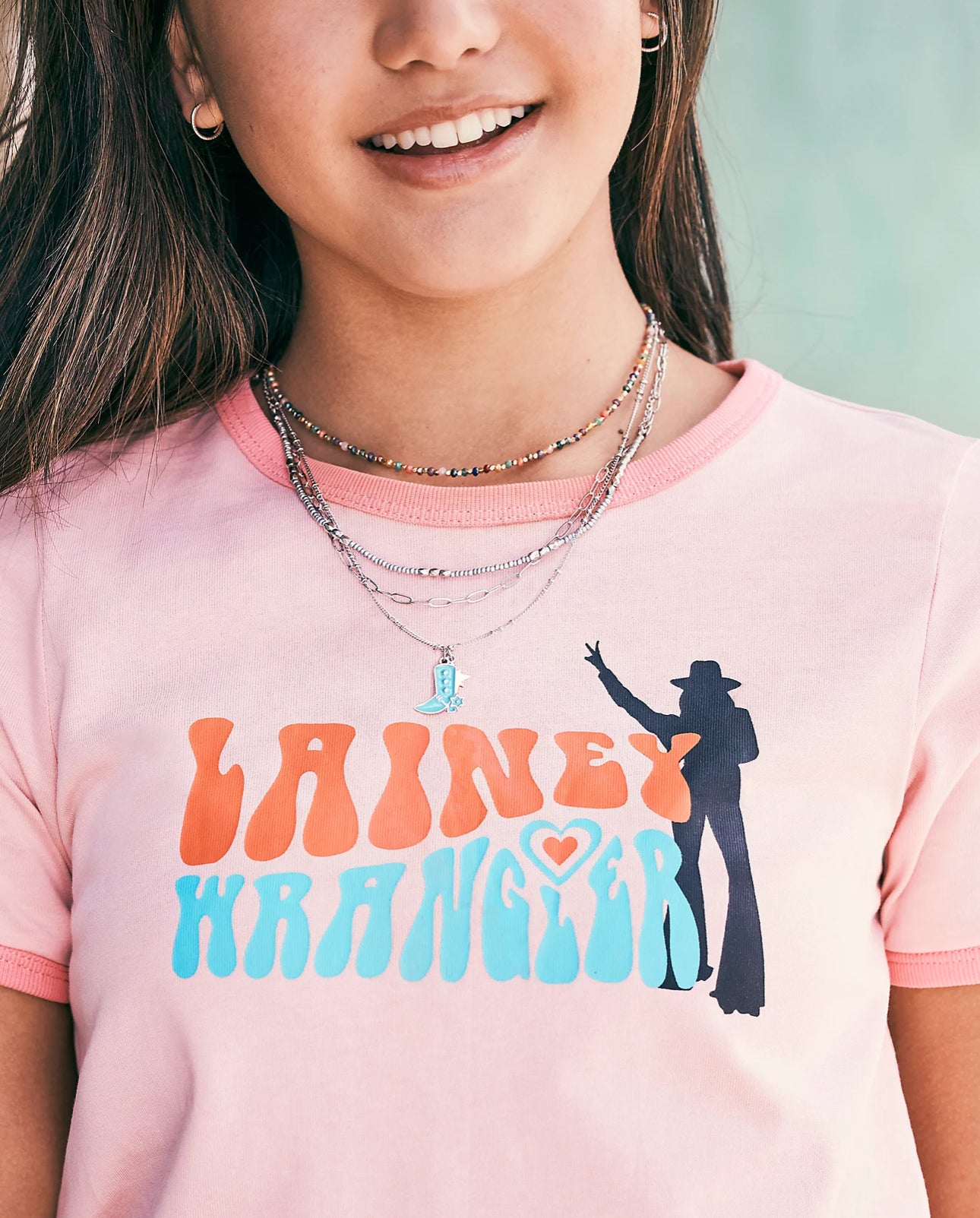 Lainey Wilson X Wrangler Girls Lainey Ringer Tee