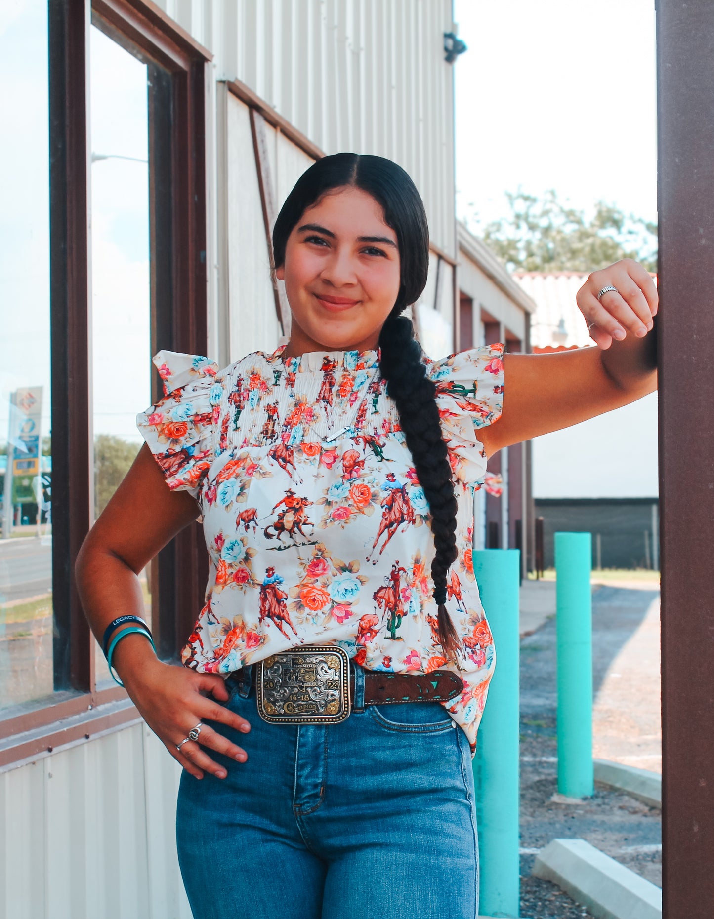 Floral Rider Blouse