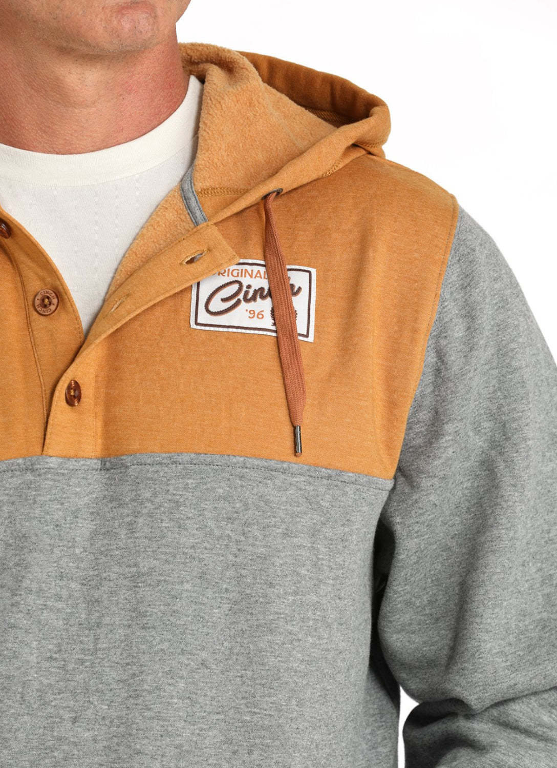 Cinch Men’s Color Blocked Hoodie- Multi