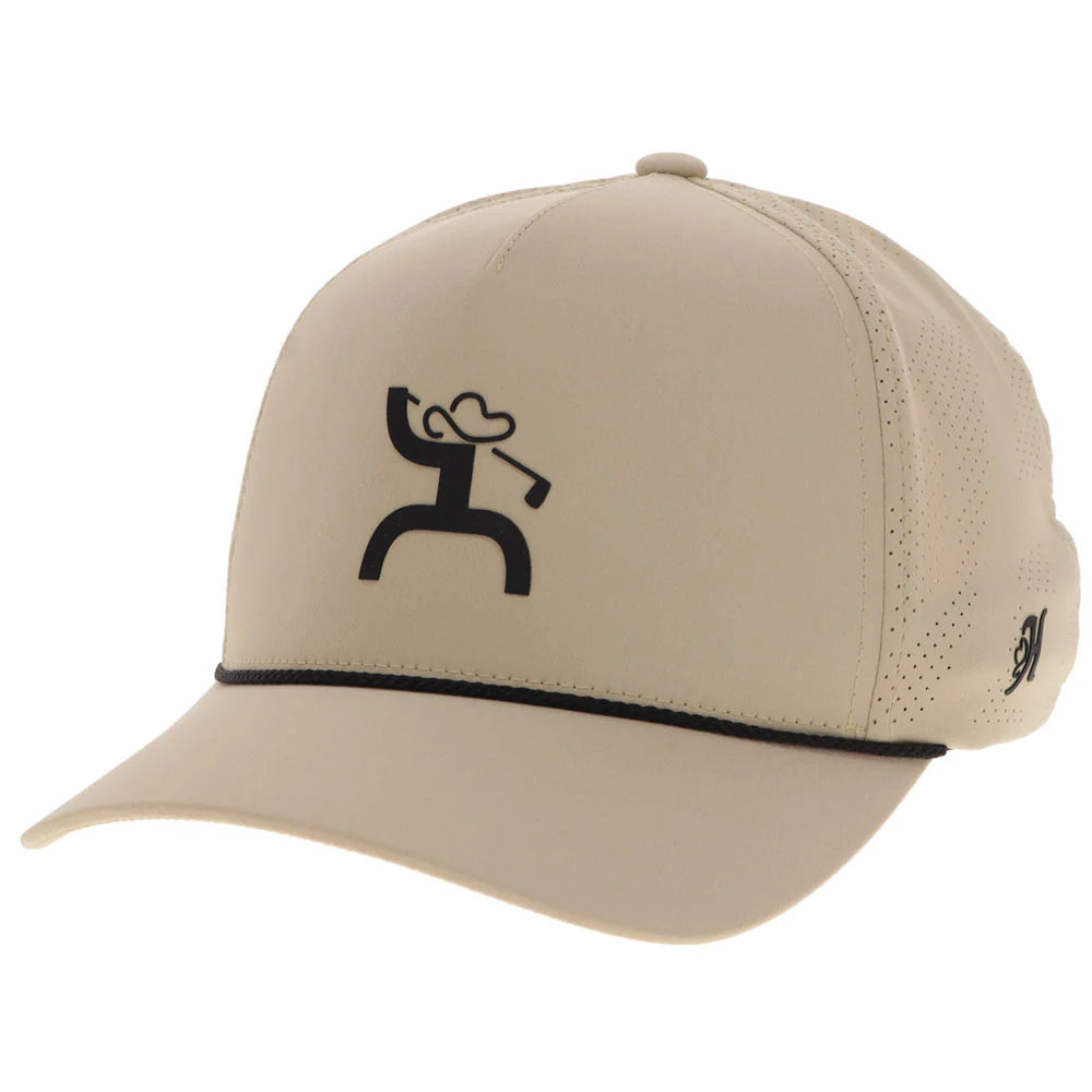 Hooey Ace Trucker Golfing Cowboy Cap-Tan/Black🧢✅