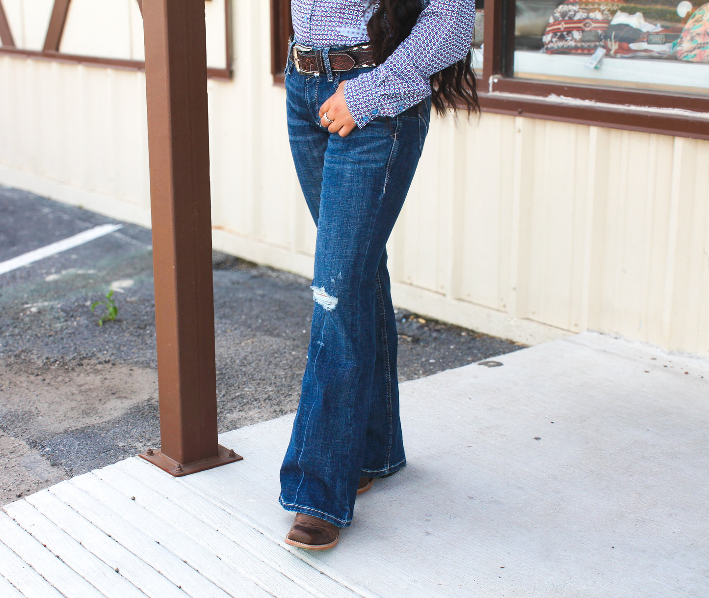 Ariat Women’s Perfect Rise Christine Flare Jeans - Siren
