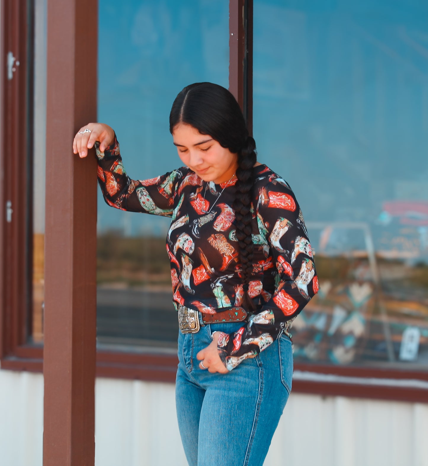 Boot Kickin’ Mesh Long-sleeve