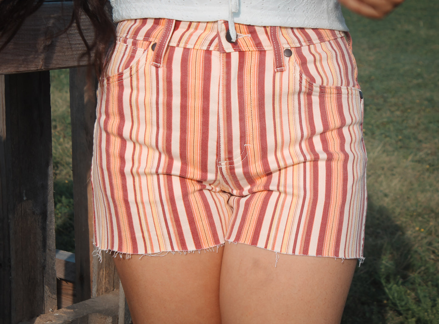 Wrangler Women’s Multi Stripe Cowboy Short