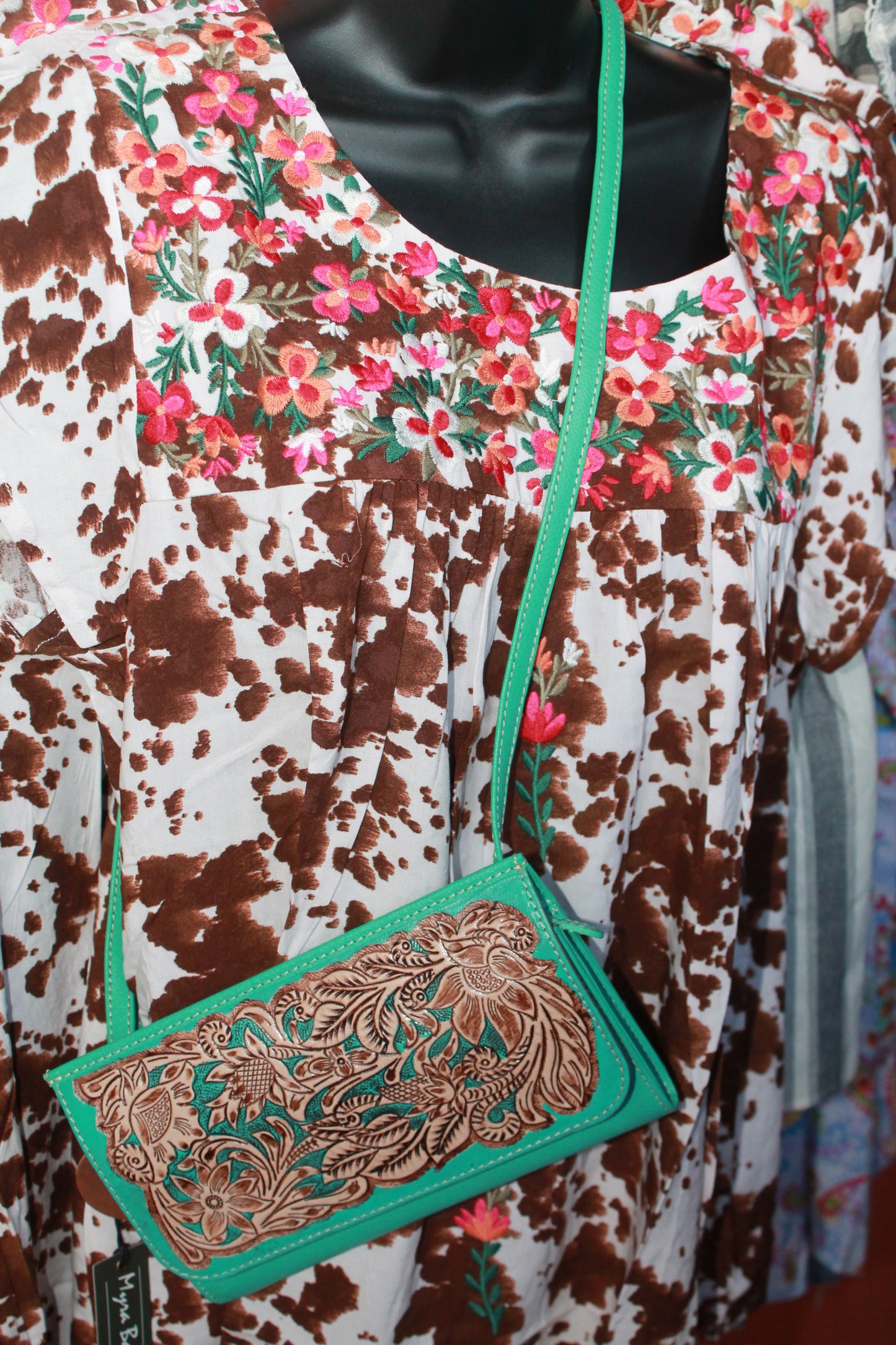 Twila Hand-Tooled Small Bag