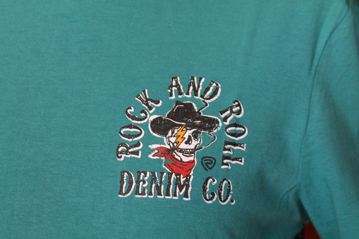 Rock & Roll Cowboy Skull Tee