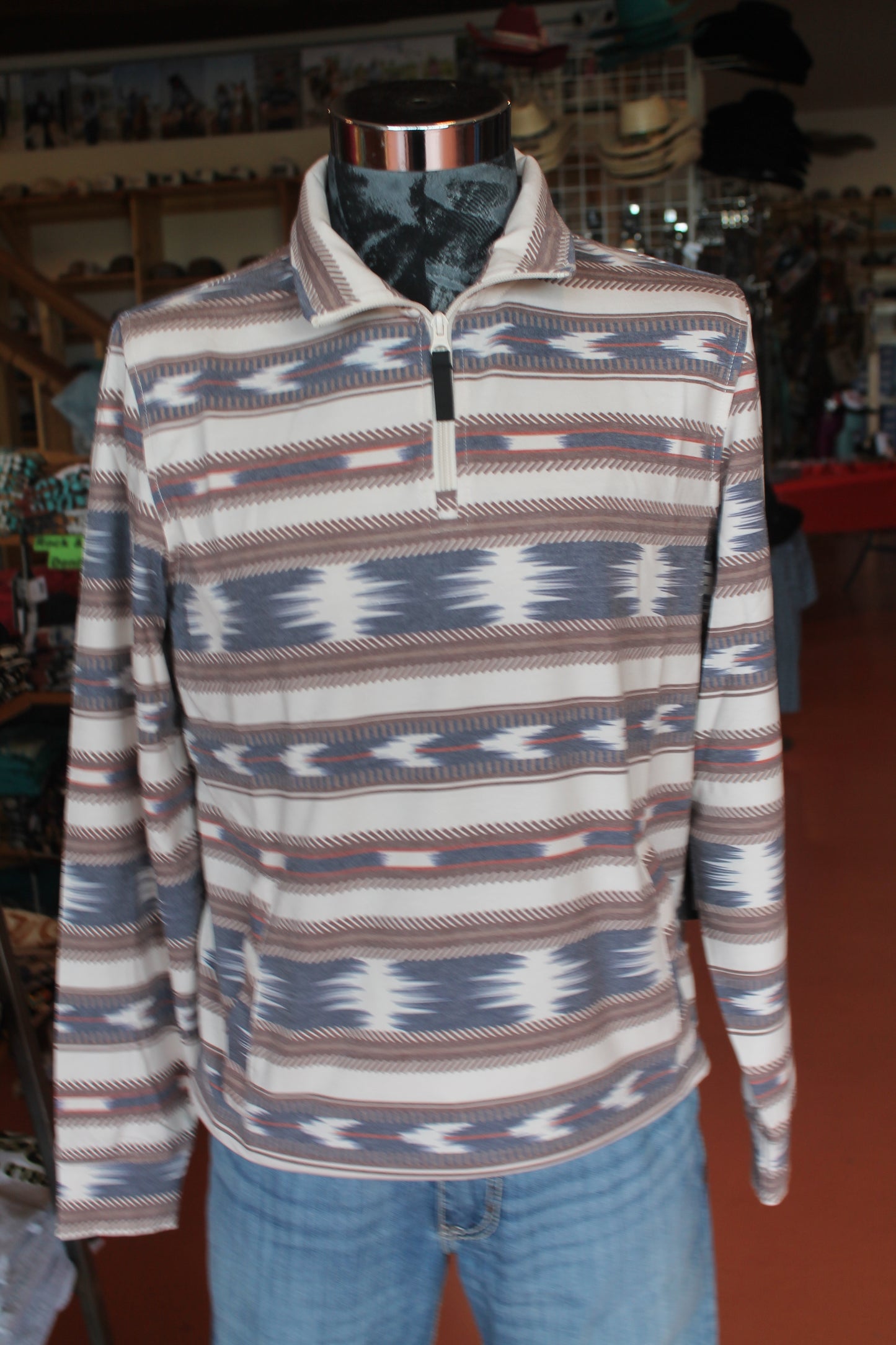 Rock & Roll Stripe Performance Pullover