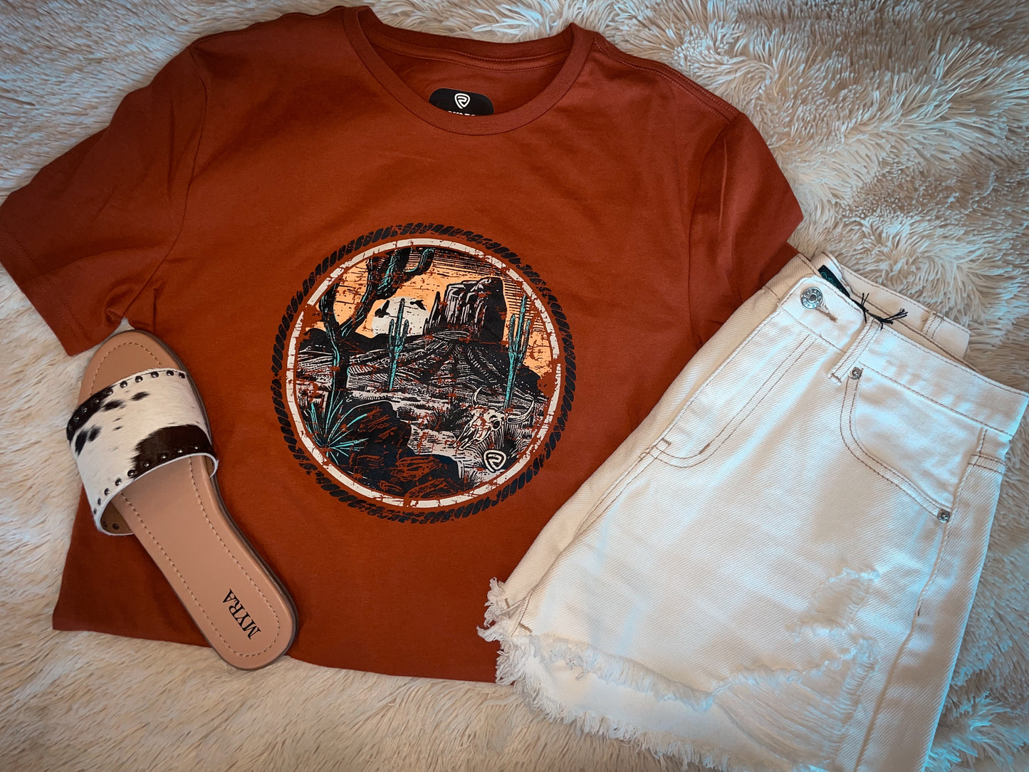 R&R Circle Sunset Tee- UNISEX