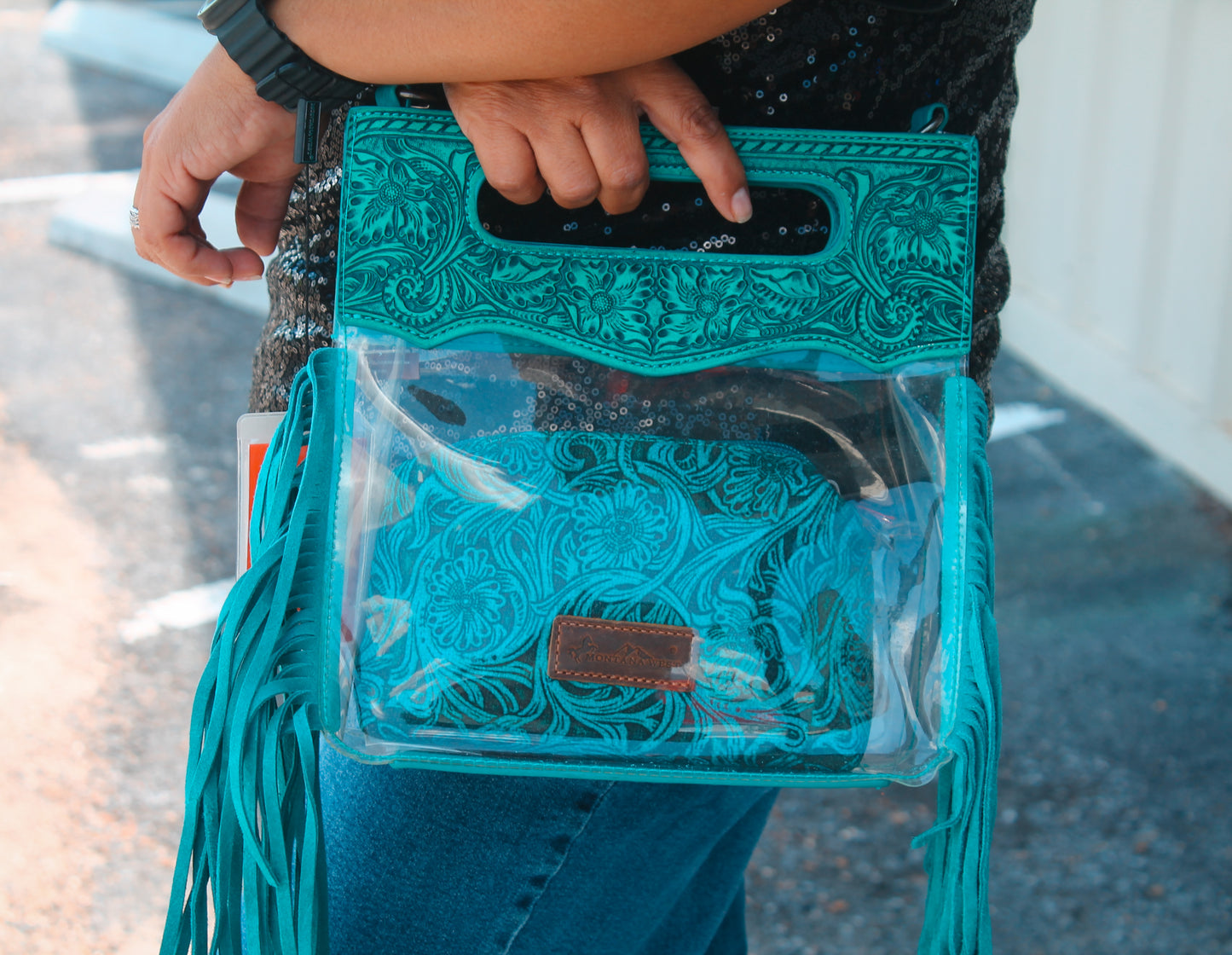 Wrangler Clear Crossbody Tote
