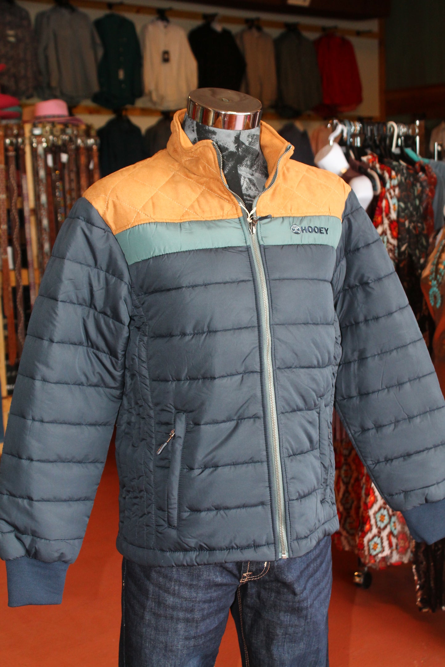 Hooey Men’s Navy Puffer Jacket