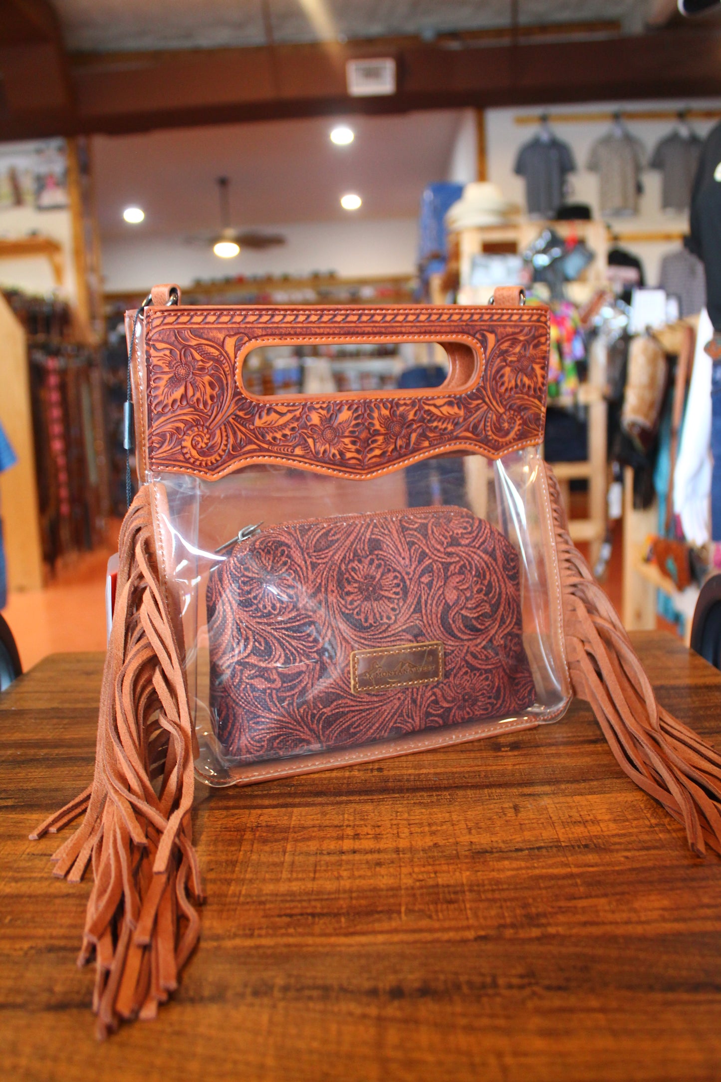 Wrangler Clear Crossbody Tote