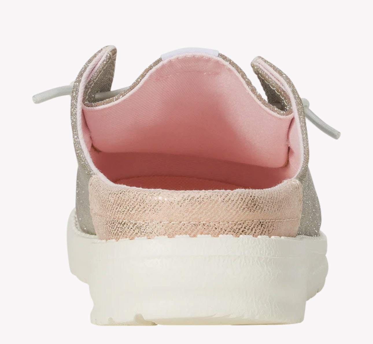 Wendy Slip Metallic Sparkle Rose Gold