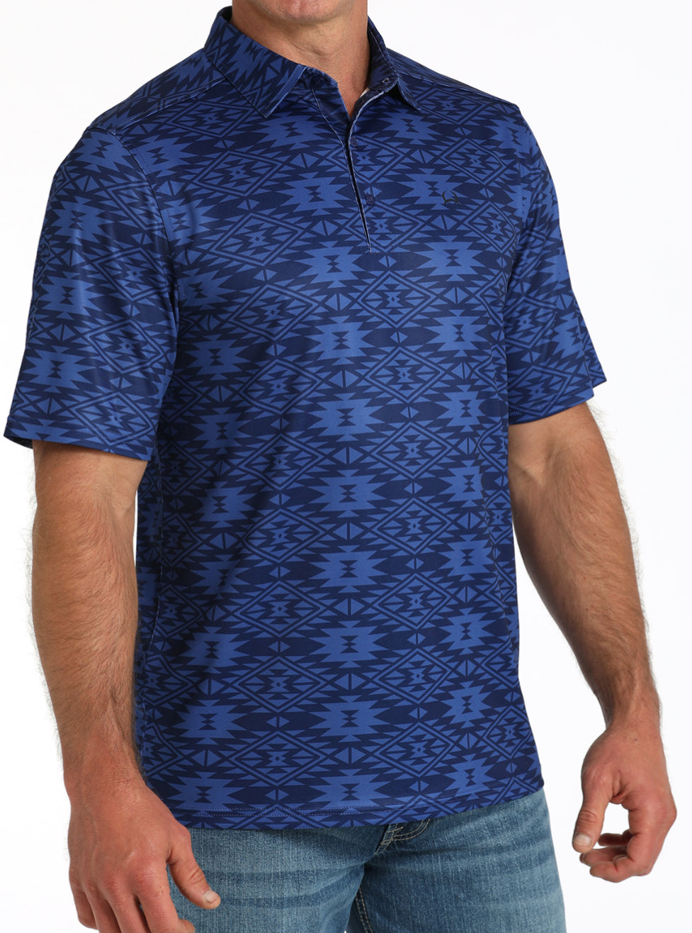 Cinch Arena Flex Polo- Aztec Royal