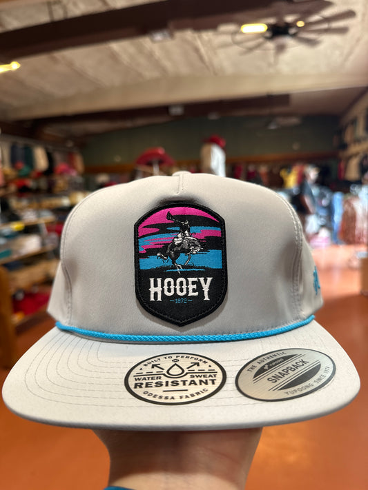 Hooey Cheyenne Grey/Pink/Blue Cap🧢