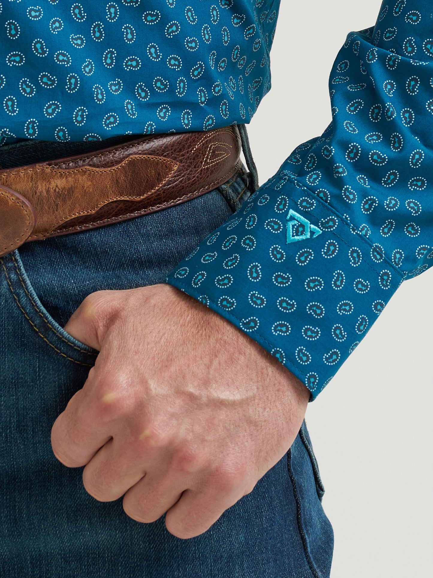 COJO Longsleeve- Paisly Teal
