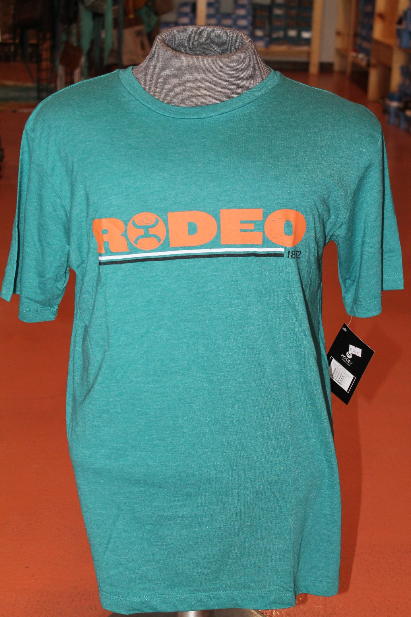 Hooey Rodeo Teal Tee