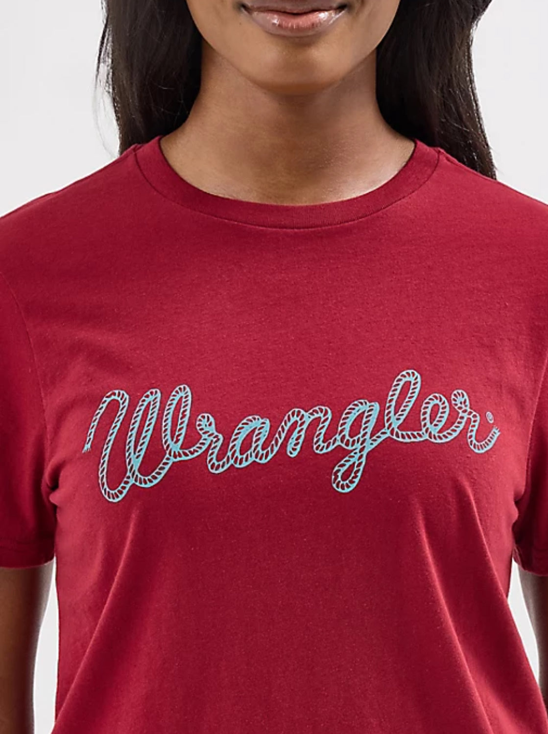 Women’s Rope Logo Tee- Red