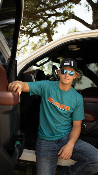 Hooey Rodeo Teal Tee