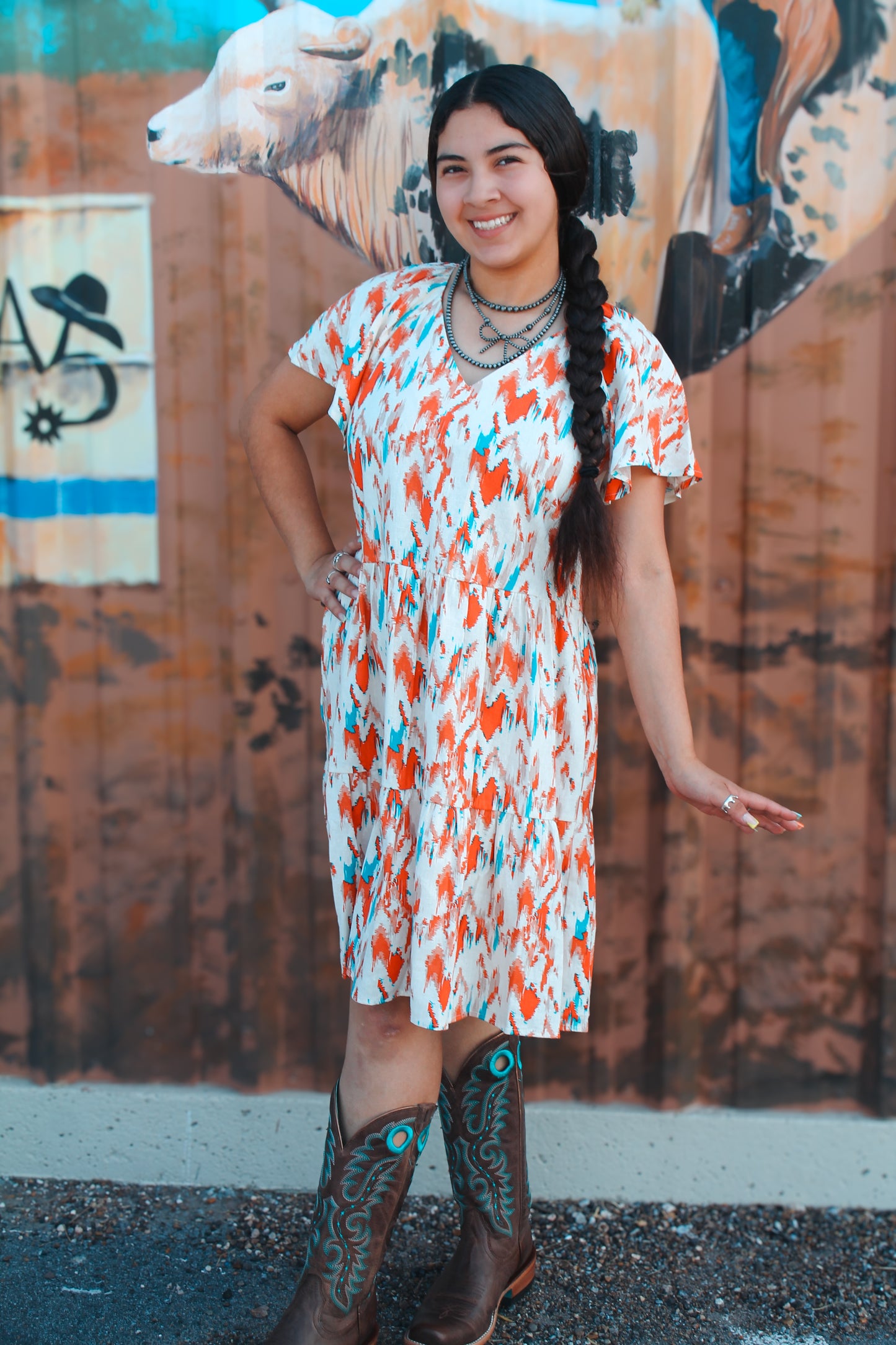 Women's Delilah Watercolor Dress