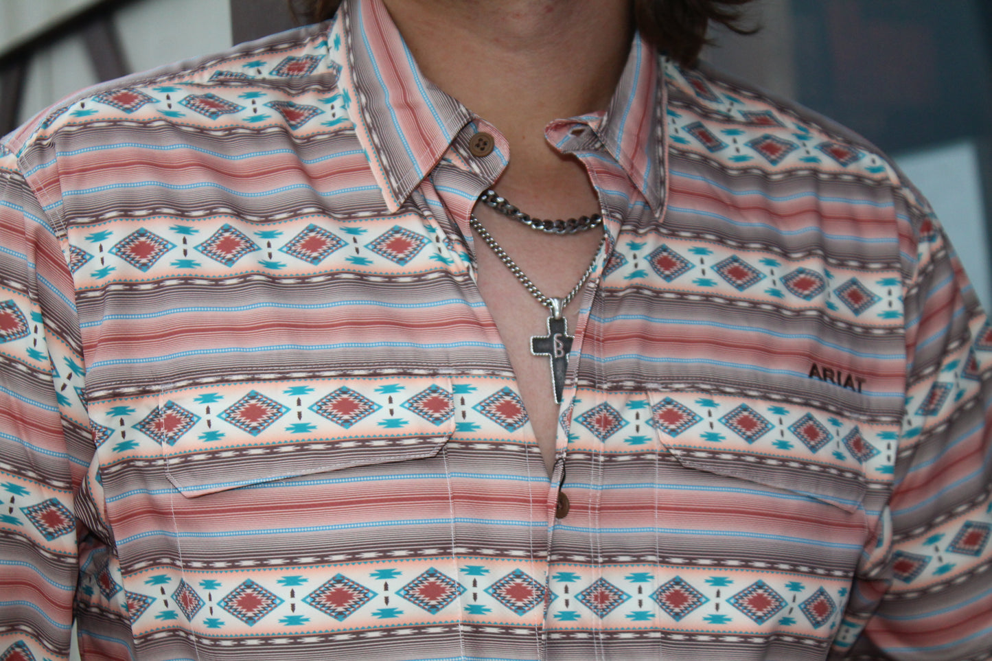 Men’s Ariat Baked Clay Long Sleeve