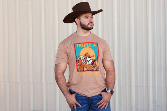 Triple A Ranch Hand Tee (Oat)