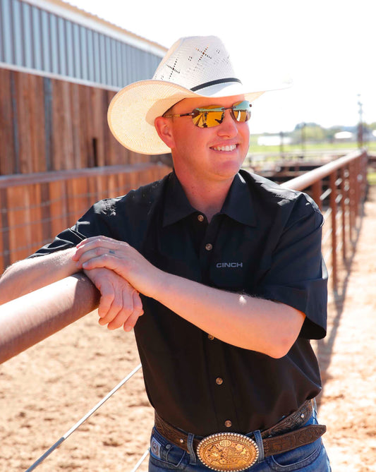 Cinch ArenaFlex Solid S/S- Blk