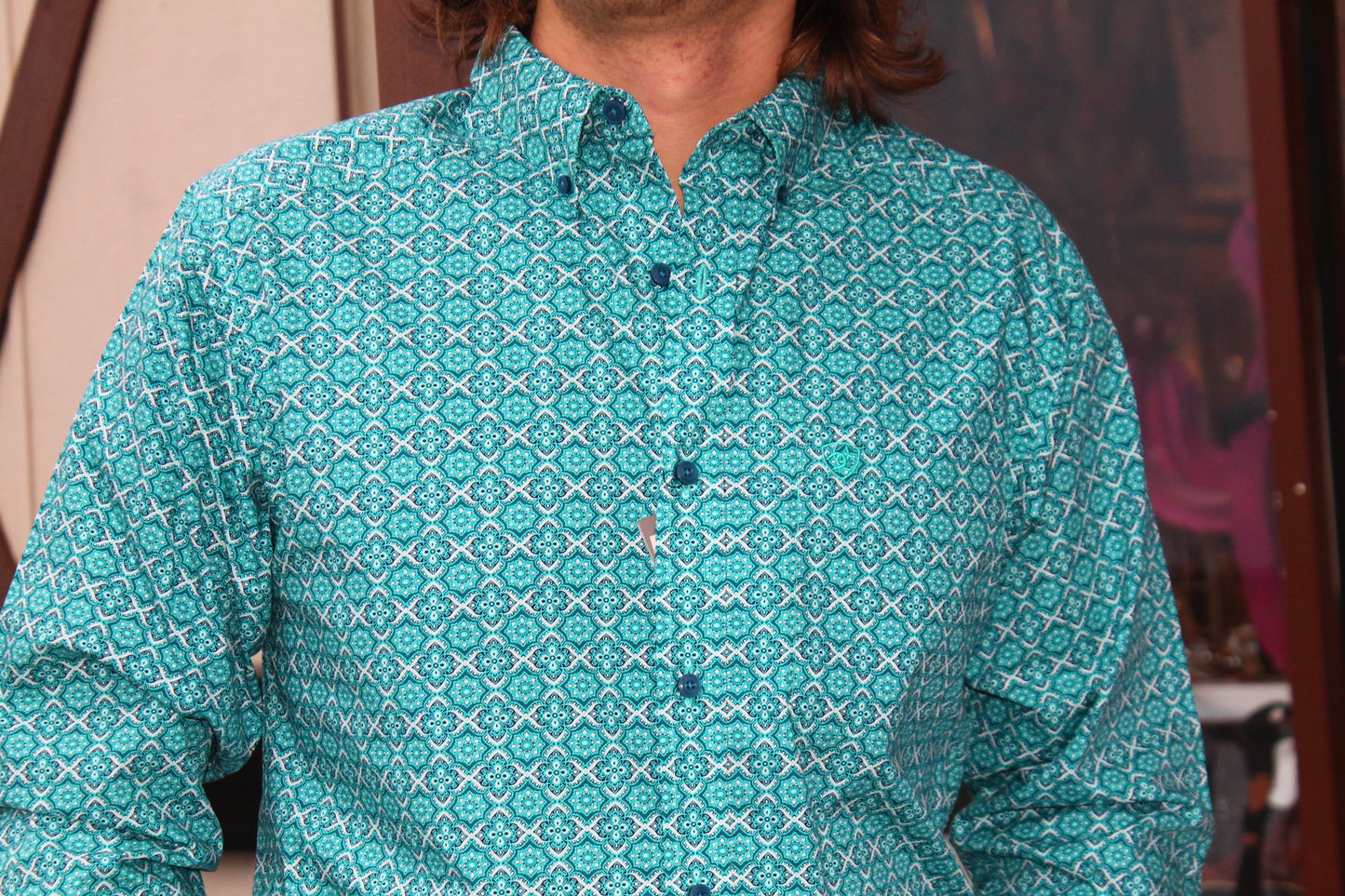 Men’s Ariat Jordy Blue Long Sleeve