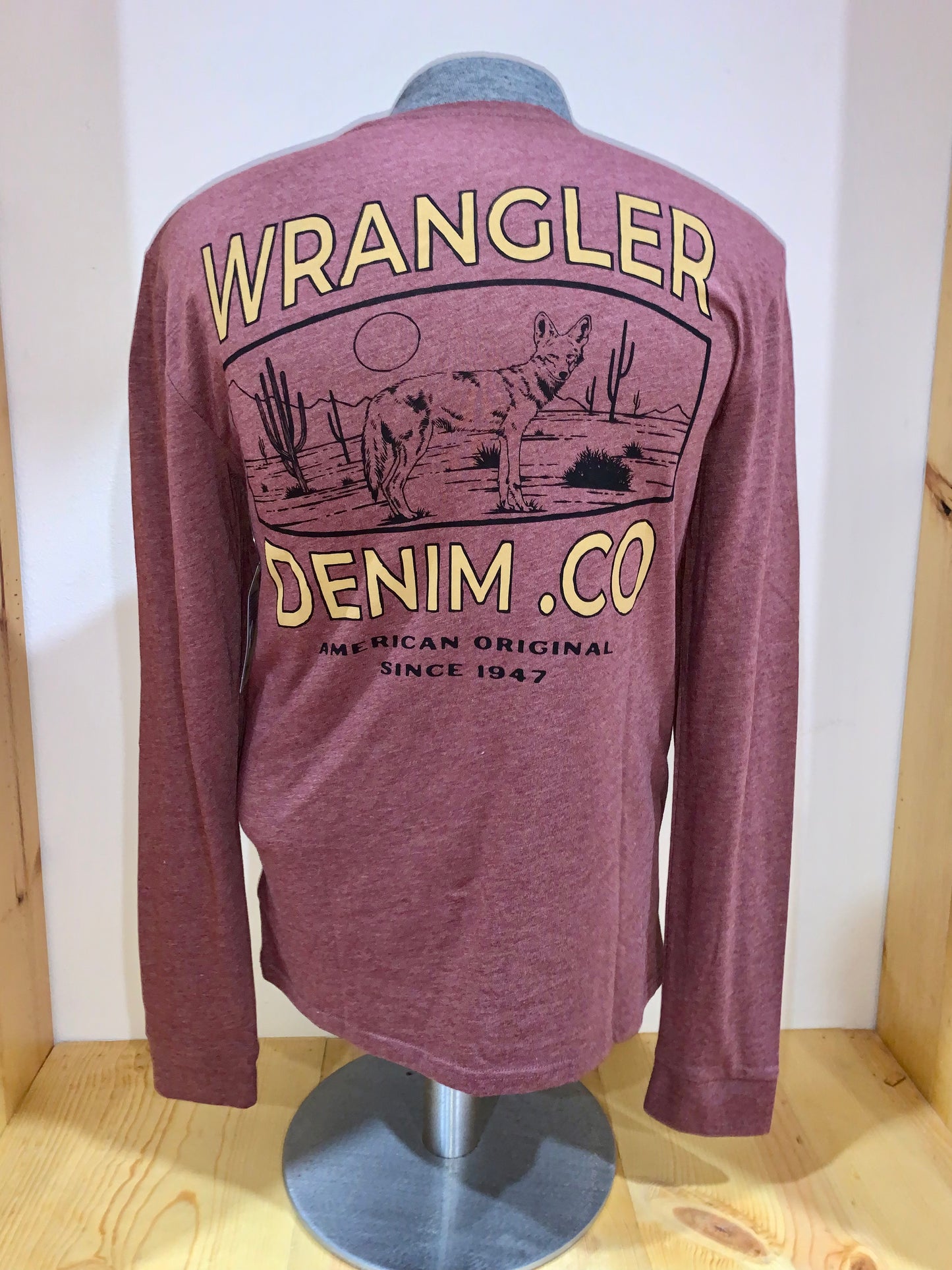 Wrangler Coyote Denim LS T-shirt