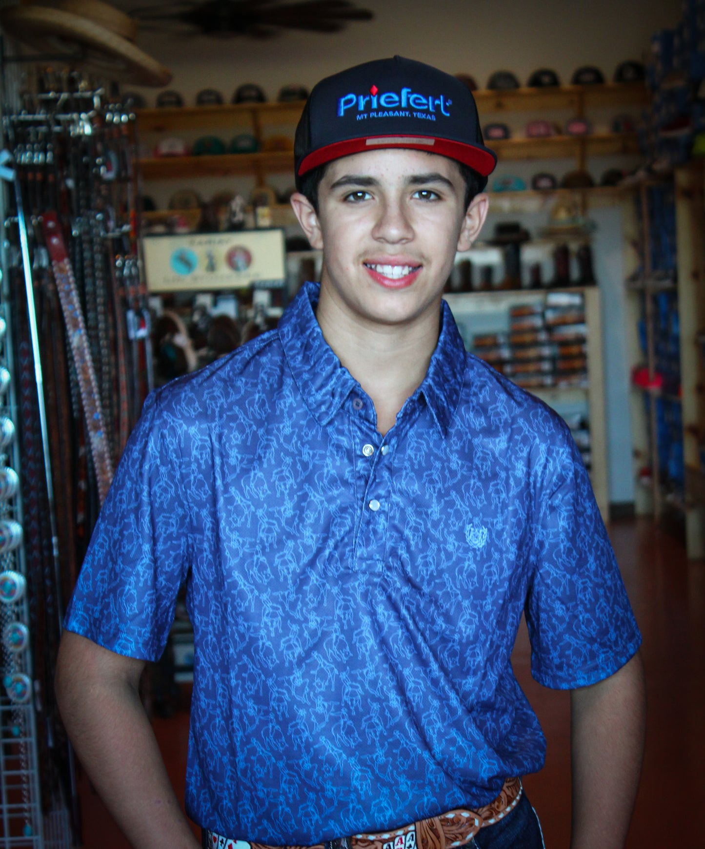 Rock & Roll Blue Rider Polo☑️