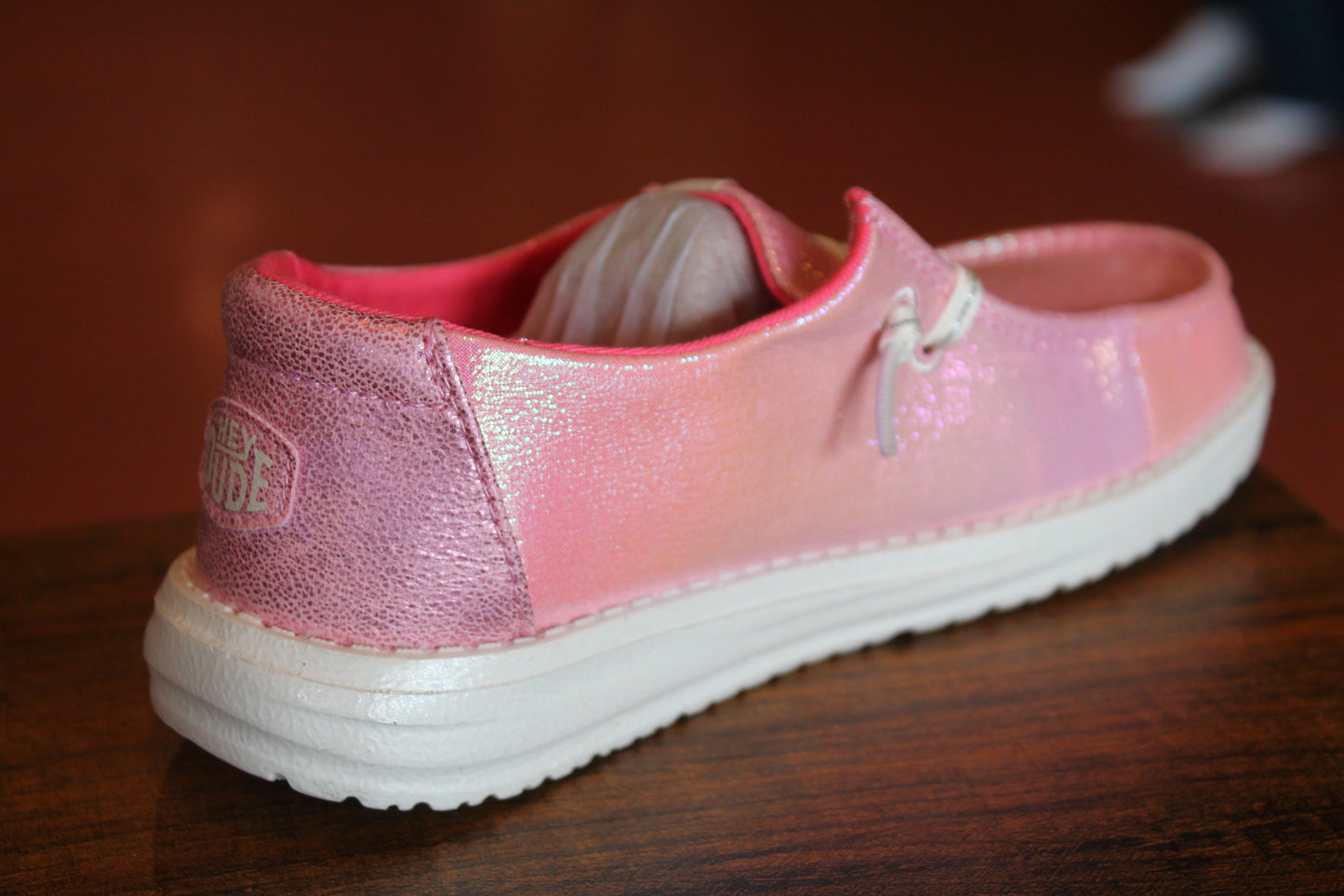 Hey Dude Wendy Youth Dazzling Sparkle Pink