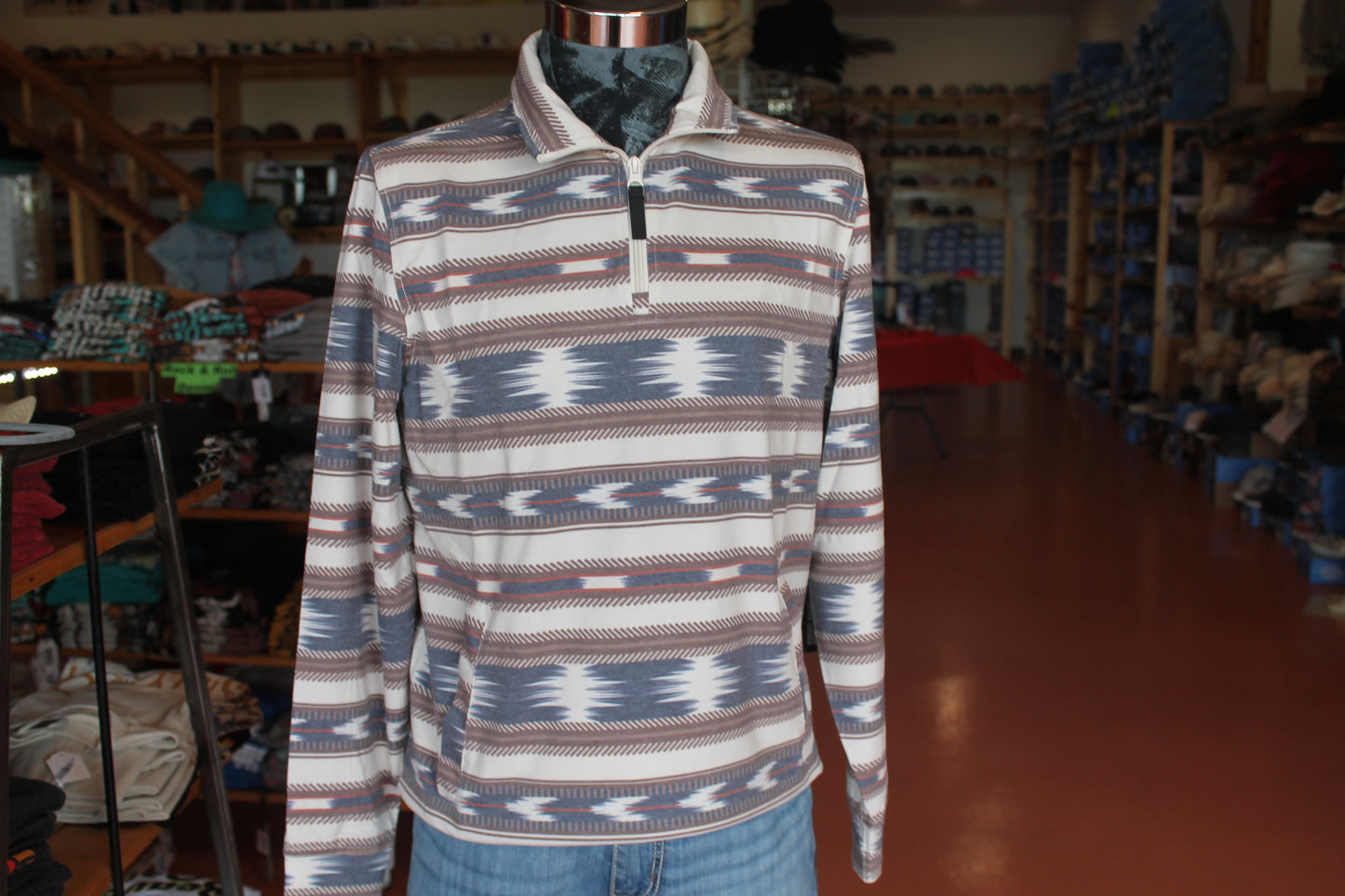 Rock & Roll Stripe Performance Pullover