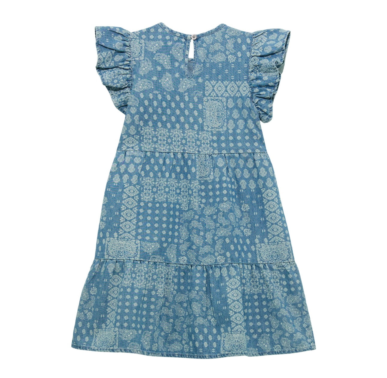 Wrangler West Girl Bandana Blue Dress