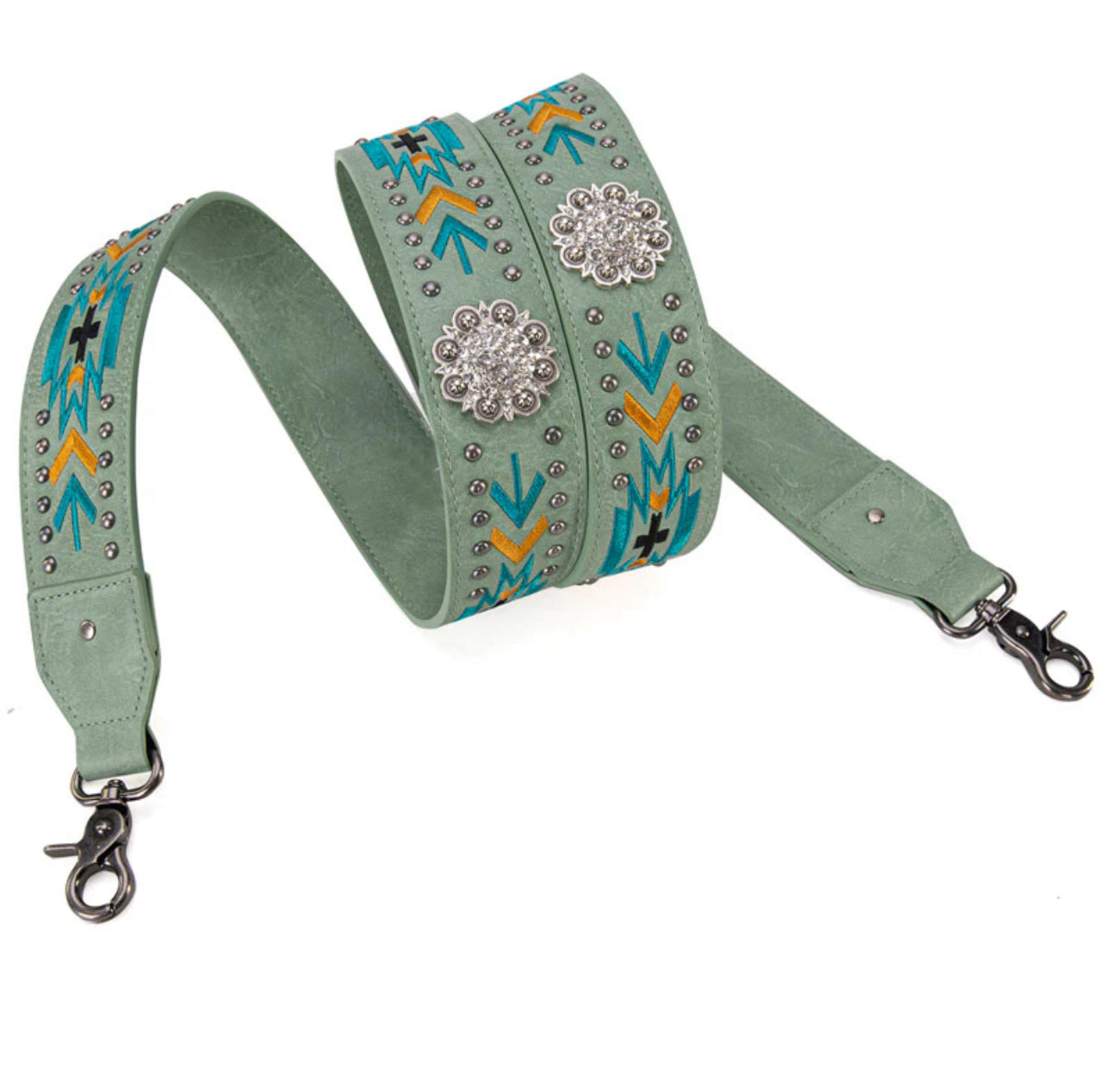 Wrangler Green Crossbody Aztec Print - Ladies Purses - Wg2207-3003Gn