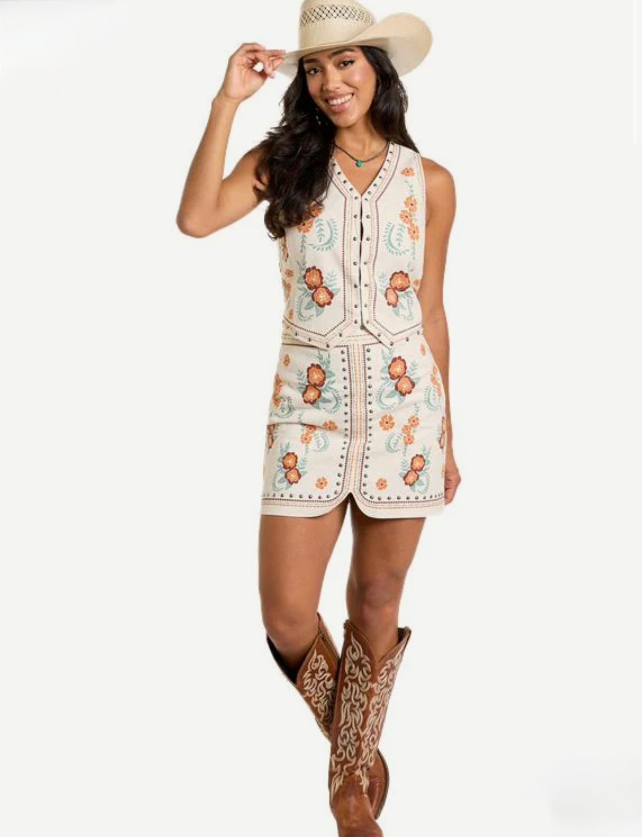 Rock&Roll Women’s Floral Print Vest