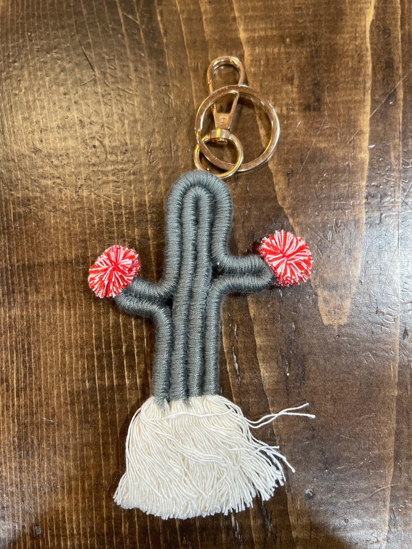 Cactus Key Chain Key Ring