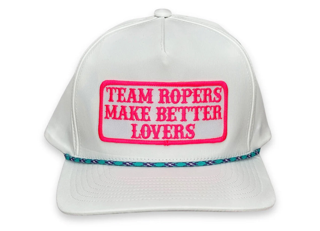 Cactus Alley "PW Team Ropers BL" - Purple and Turquoise Rope, Snapback 🧢