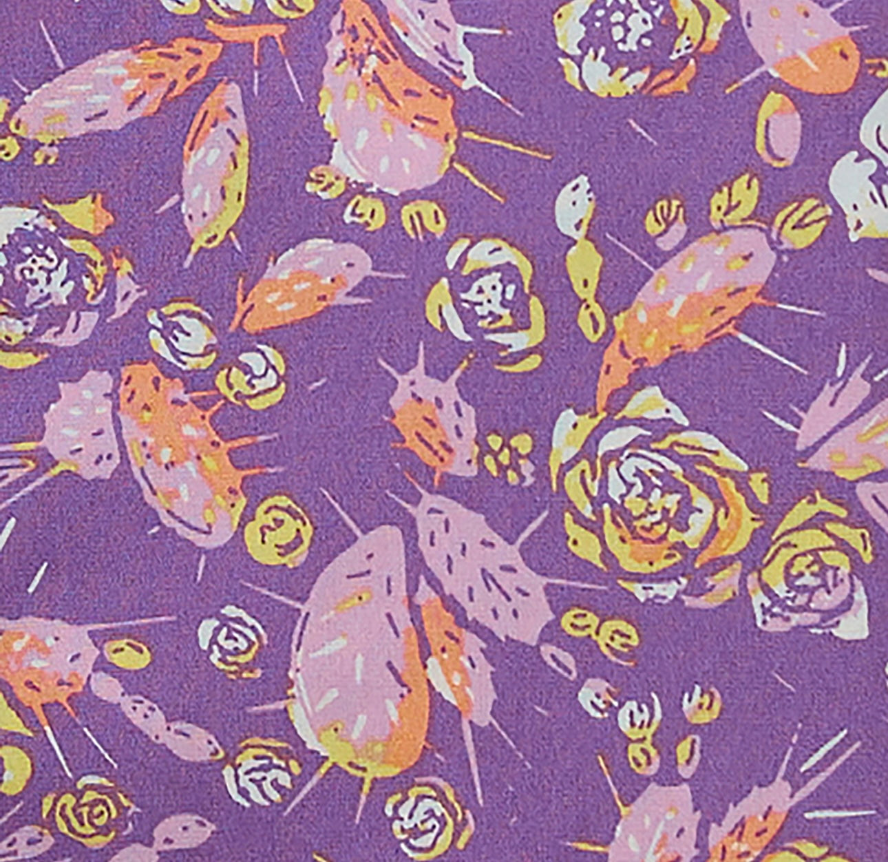 Wrangler Girls Purple Cactus Snap LS
