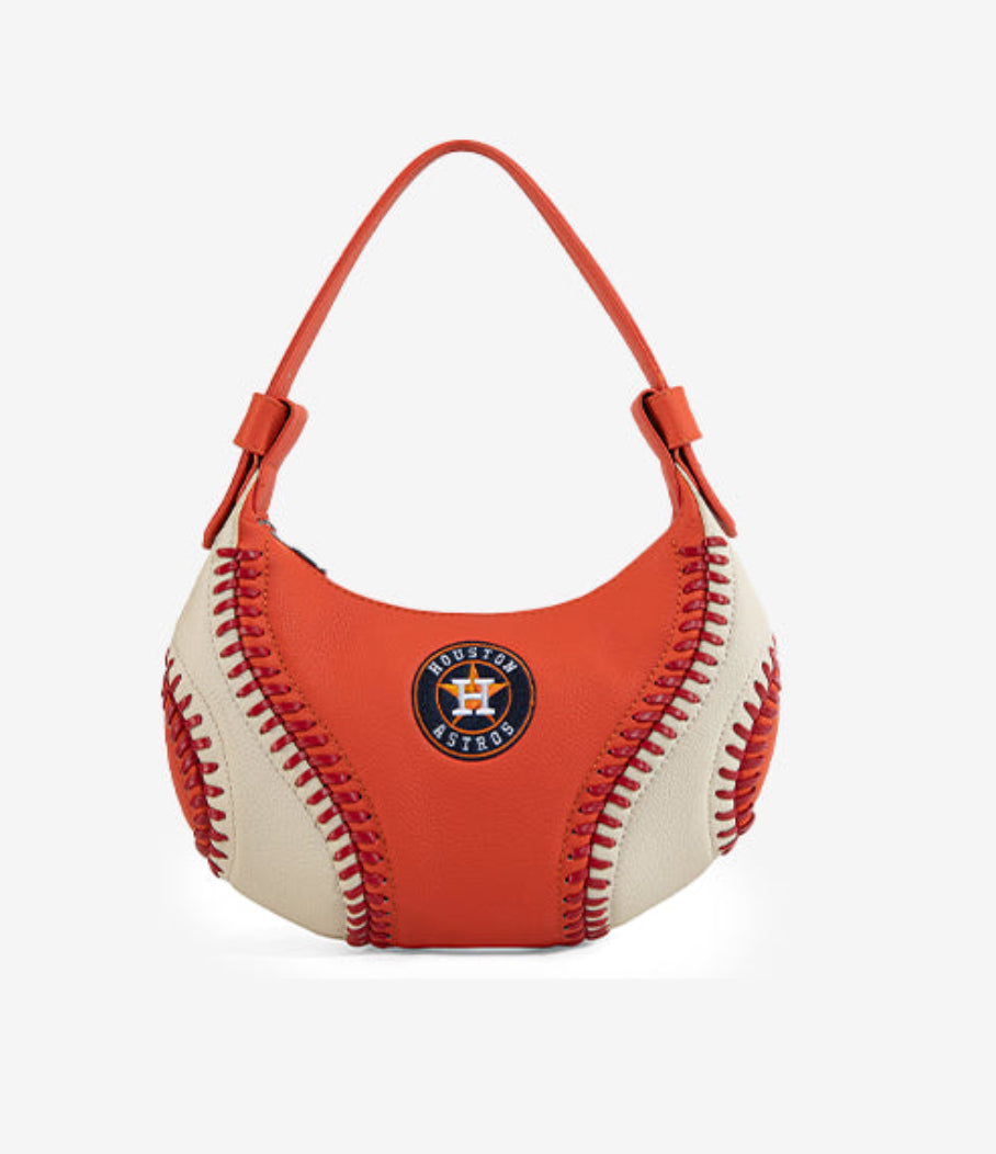 MLB HOUSTON ASTROS TEAM HOBO BAG-Orange