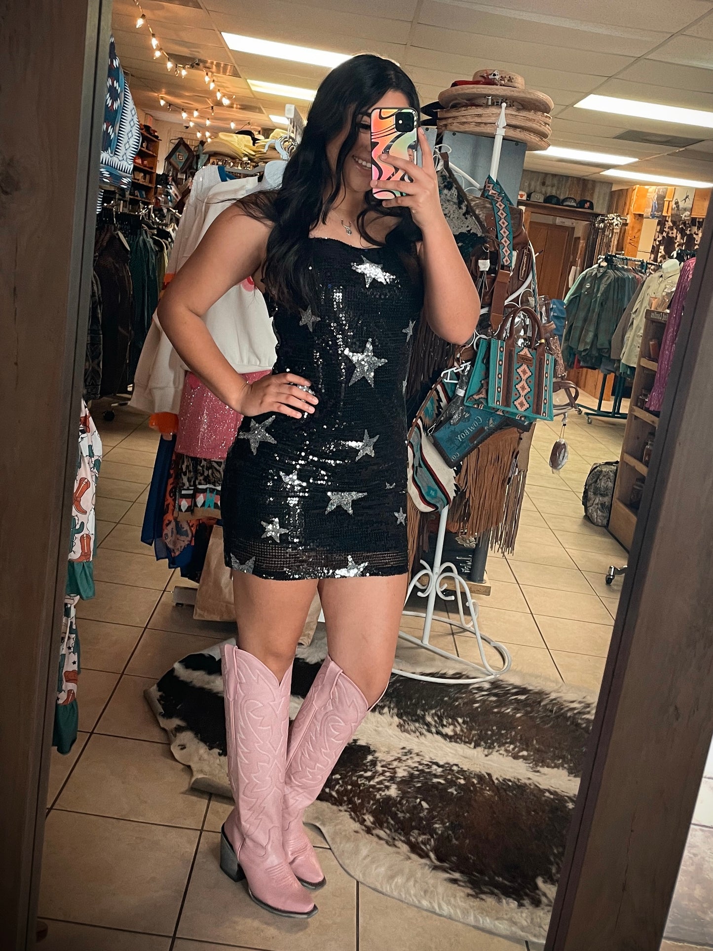 Star Sequin Dress