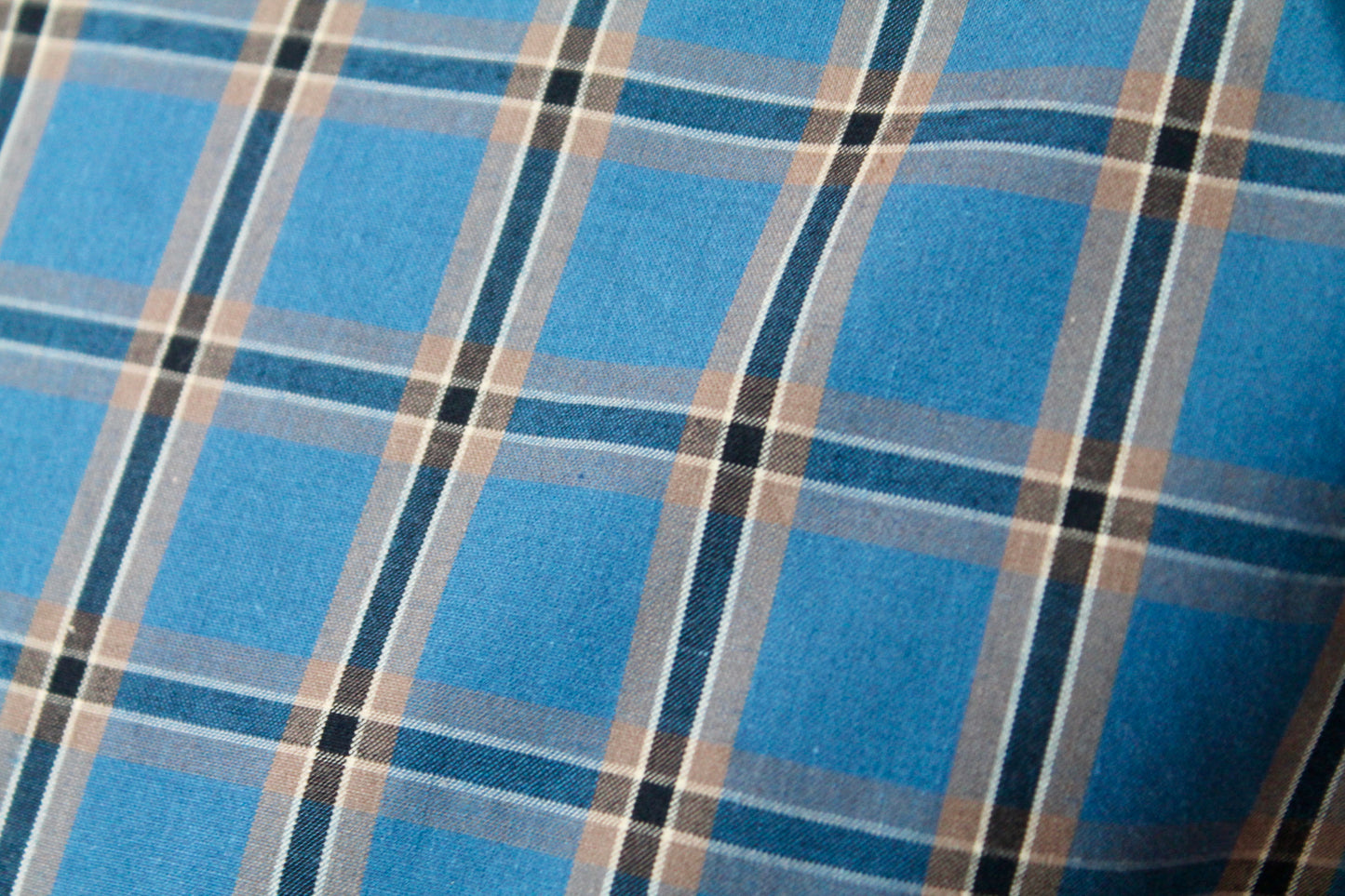 Wrangler George Strait Blue Checkered Button Up