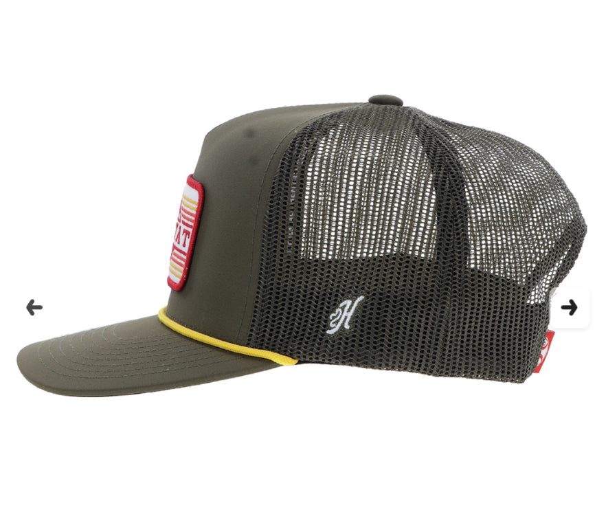 Hooey Habitat Cap - Green/Yellow 🧢