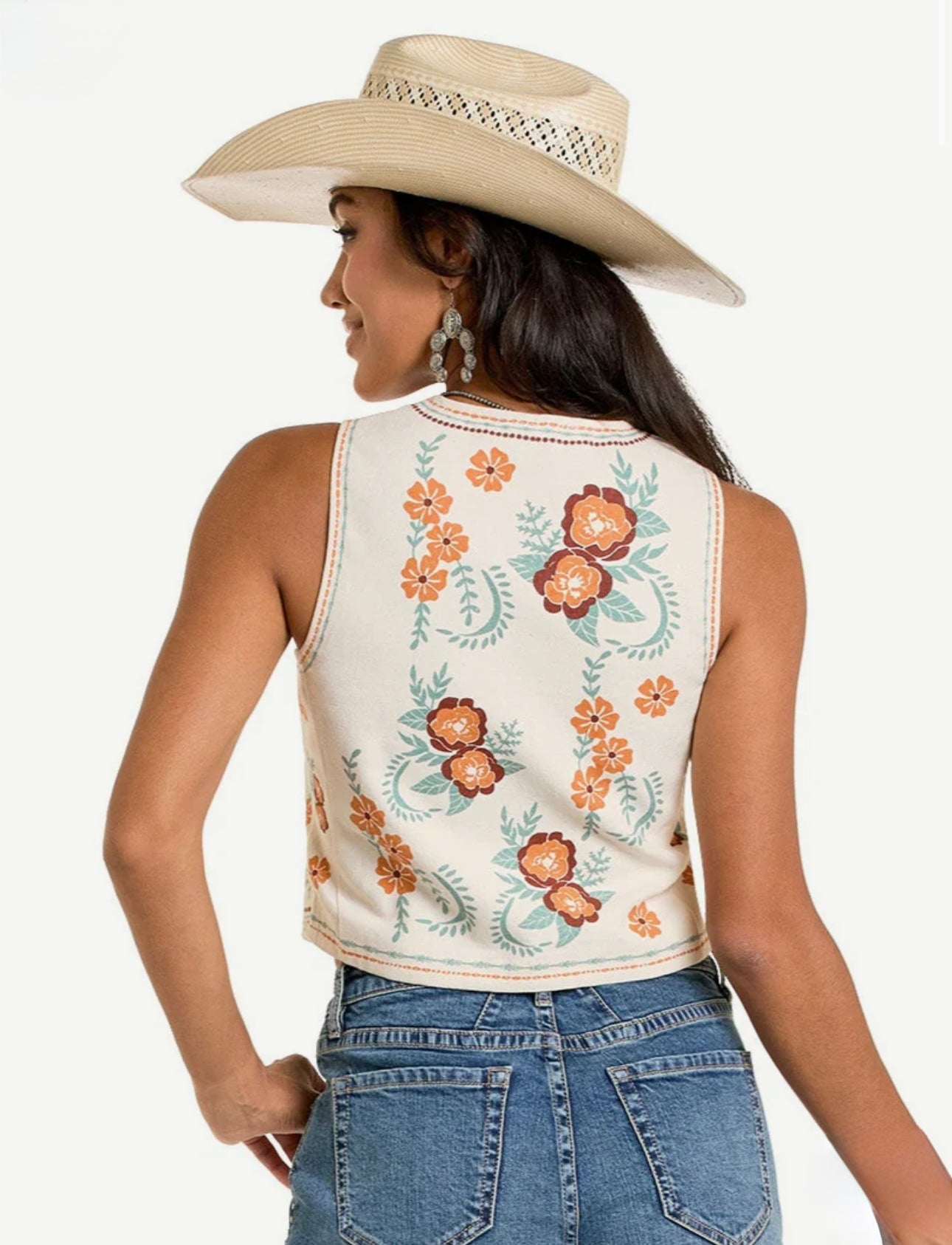 Rock&Roll Women’s Floral Print Vest
